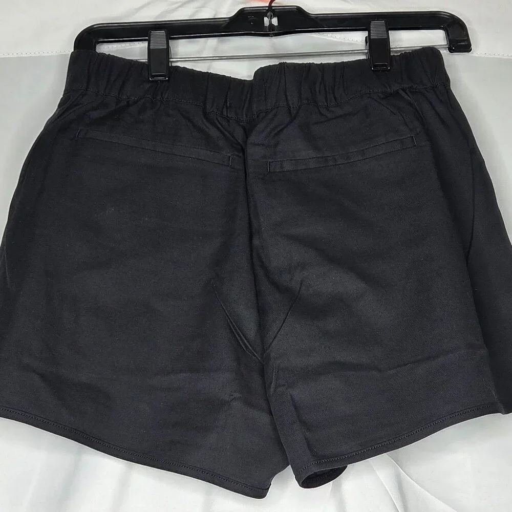 Madewell Pull-On Shorts Almost Black Size Small